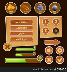 game ui element application menu