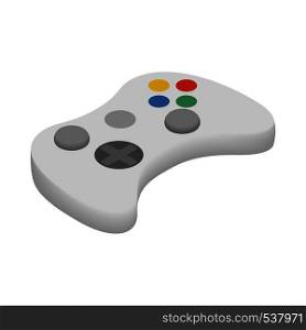 Gamepad icon in cartoon style isolated on white background. Gamepad icon, cartoon style