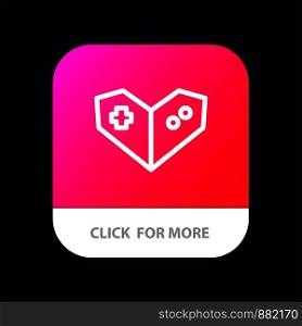 Gamepad, Videogame, PlayStation Mobile App Button. Android and IOS Line Version