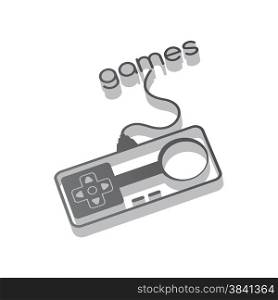 gaming console theme vector graphic art design illustration