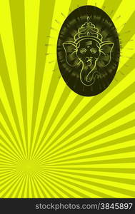 Ganesha The Lord Of Wisdom Vector Art