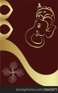 Ganesha The Lord Of Wisdom Vector Art