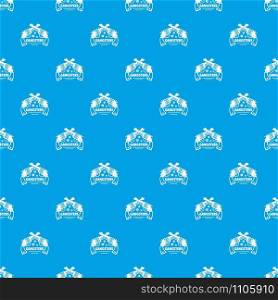 Gangsters pattern vector seamless blue repeat for any use. Gangsters pattern vector seamless blue