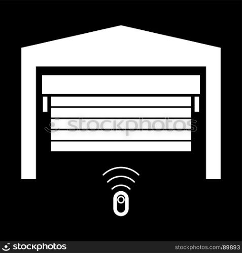 Garage door icon .