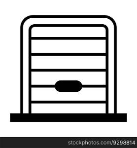 garage door icon vector template illustration logo design