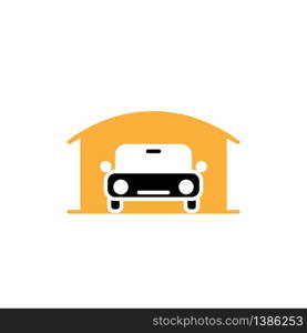 Garage icon design template