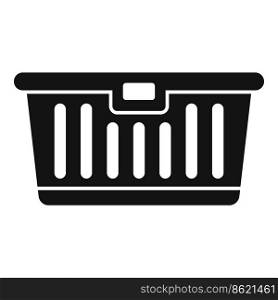 Garbage box icon simple vector. Biodegradable plastic. Ocean waste. Garbage box icon simple vector. Biodegradable plastic