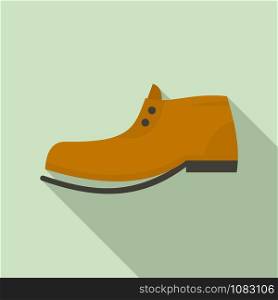 Garbage shoe icon. Flat illustration of garbage shoe vector icon for web design. Garbage shoe icon, flat style