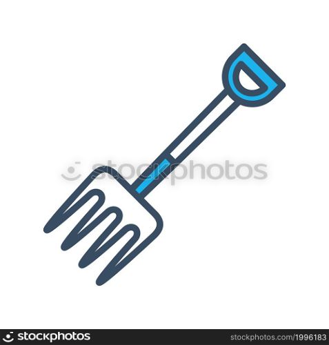 garden fork icon vector design