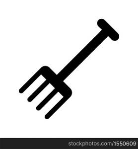 garden fork icon vector design trendy