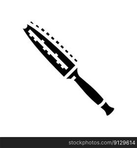 garden knife tool glyph icon vector. garden knife tool sign. isolated symbol illustration. garden knife tool glyph icon vector illustration