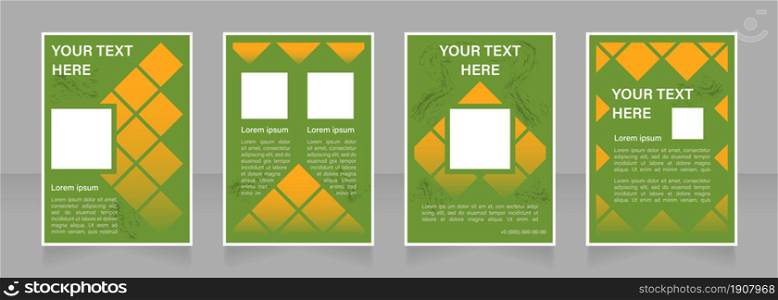 Garden maintenance service blank brochure layout design. Gardening. Vertical poster template set with empty copy space for text. Premade corporate reports collection. Editable flyer paper pages. Garden maintenance service blank brochure layout design