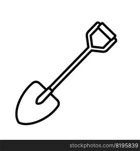 Garden shovel icon