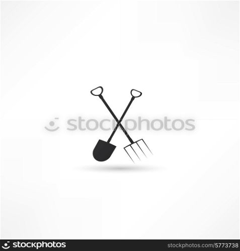 Garden tools (silhouette)