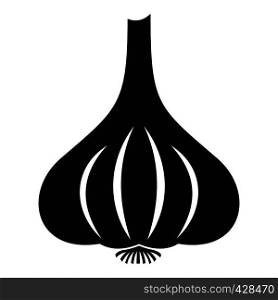 Garlic icon. Simple illustration of garlic vector icon for web. Garlic icon, simple style