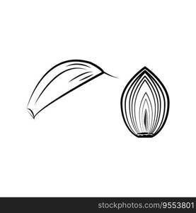 Garlic icon vector illustration symbol design