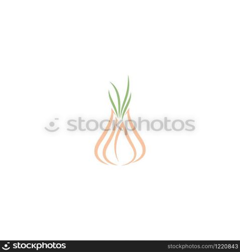 Garlic illustration logo icon vector design