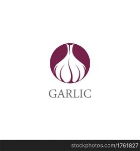 Garlic logo icon symbol design vector illustration