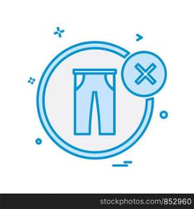 Garments icon design vector