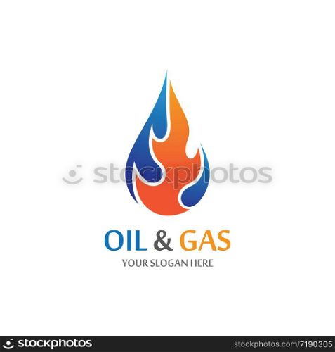 Gas and oil icon vector illustration