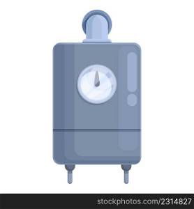 Gas boiler icon cartoon vector. House heater. Home water. Gas boiler icon cartoon vector. House heater