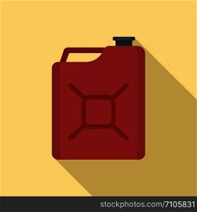 Gas canister icon. Flat illustration of gas canister vector icon for web design. Gas canister icon, flat style