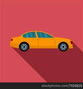 Gas car icon. Flat illustration of gas car vector icon for web design. Gas car icon, flat style