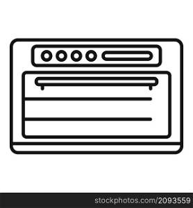 Gas convection oven icon outline vector. Electric grill stove. Fan convection oven. Gas convection oven icon outline vector. Electric grill stove