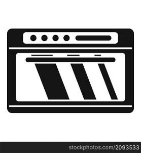 Gas convection oven icon simple vector. Electric grill stove. Fan convection oven. Gas convection oven icon simple vector. Electric grill stove