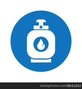 Gas cylinder icon,vector illustration logo design