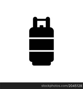 gas cylinder icon vector solid style