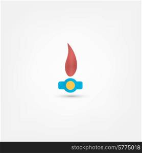 Gas Flame Icon