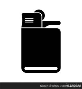 gas lighter icon vector illustration logo design