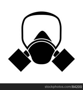 Gas mask icon .