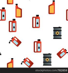 Gas, Petrol Tank Linear Vector Icons Seamless Pattern. Car Refueling Thin Line Contour Symbols. Gasoline Reservoirs, Containers Pictograms. Oil Industry. Petrol Pump Equipment Illustration. Gas, Petrol Tank Linear Vector Seamless Pattern