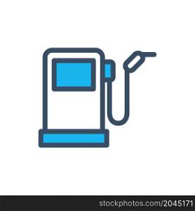 gas pump icon filled color