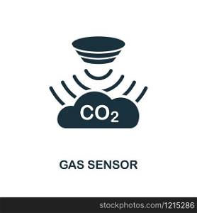 Gas Sensor icon. Monochrome style design from sensors collection. UX and UI. Pixel perfect gas sensor icon. For web design, apps, software, printing usage.. Gas Sensor icon. Monochrome style design from sensors icon collection. UI and UX. Pixel perfect gas sensor icon. For web design, apps, software, print usage.