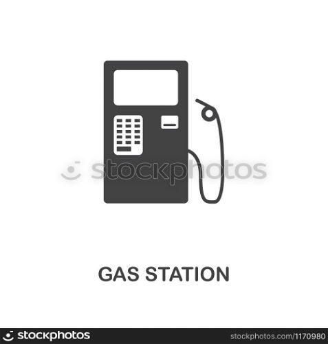 Gas Station creative icon. Simple element illustration. Gas Station concept symbol design from car parts collection. Can be used for web, mobile, web design, apps, software, print. Gas Station creative icon. Simple element illustration. Gas Station concept symbol design from car parts collection. Can be used for web, mobile, web design, apps, software, print.