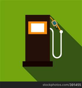 Gas station icon. Flat illustration of gas station vector icon for web. Gas station icon, flat style