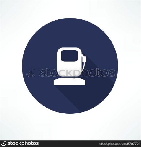 gas station icon Flat modern style vector illustration