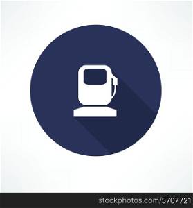 gas station icon Flat modern style vector illustration