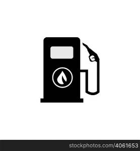 gas station icon logo vector design template