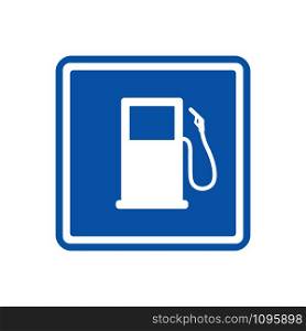 gas station icon vector design template