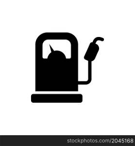 gas station icon vector solid style