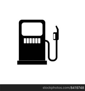 gas station logo vector design icon, this vector can be used for basic materials for making logos and others
