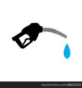 gas station nozzle icon vector illustration logo design