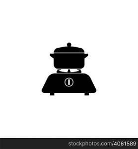 gas stove icon logo vector design template