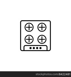 gas stove icon vector illustration symbol design.