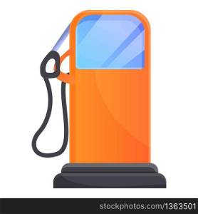 Gasoline column icon. Cartoon of gasoline column vector icon for web design isolated on white background. Gasoline column icon, cartoon style