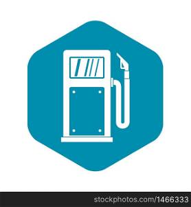 Gasoline pump icon. Simple illustration of gasoline pump vector icon for web. Gasoline pump icon, simple style